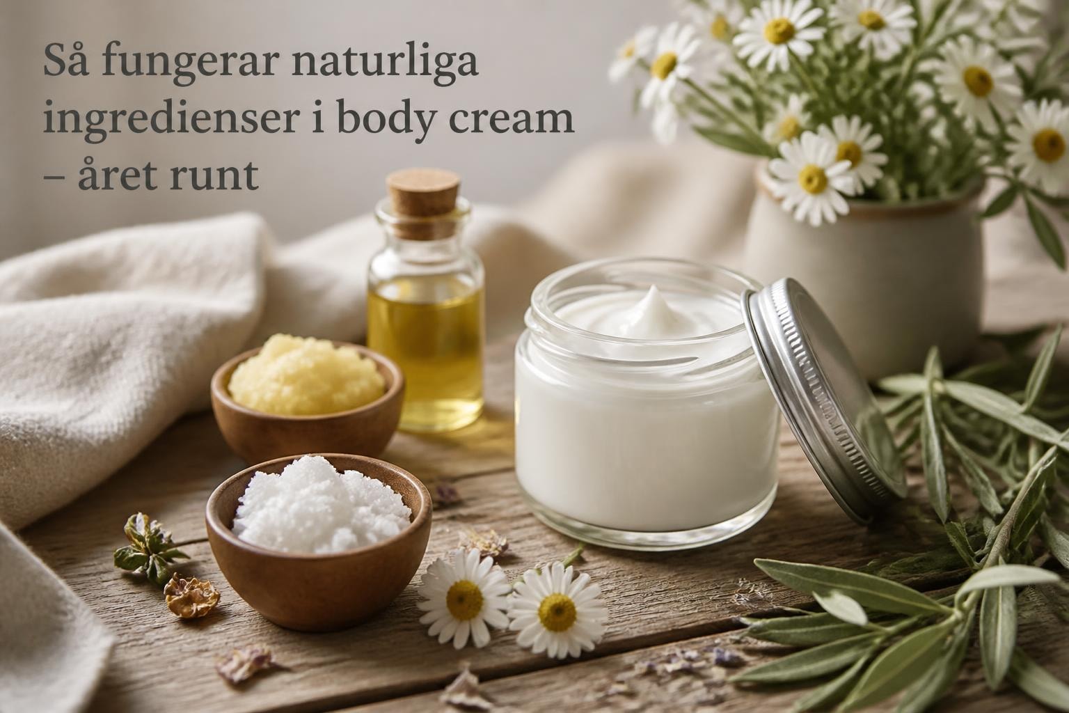 Body Cream: Guide till Naturlig Kroppsvård 2026