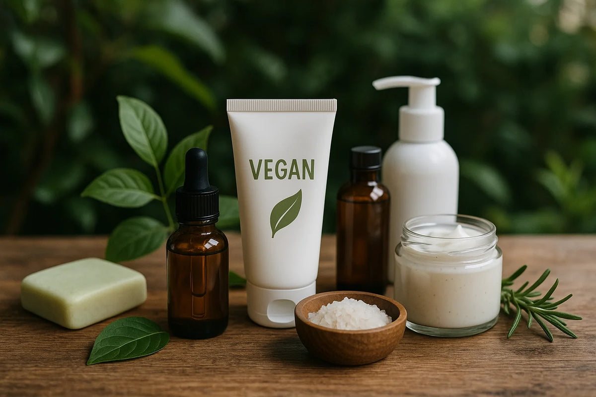 Professional header image for list-based article: 10 Must-Try Vegane Hautpflegetipps für Naturliebhaber