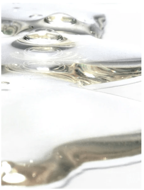 Caffeine Gel Booster i genomskinlig glasflaska med klar gel-textur, 30 ml storlek för hudvård