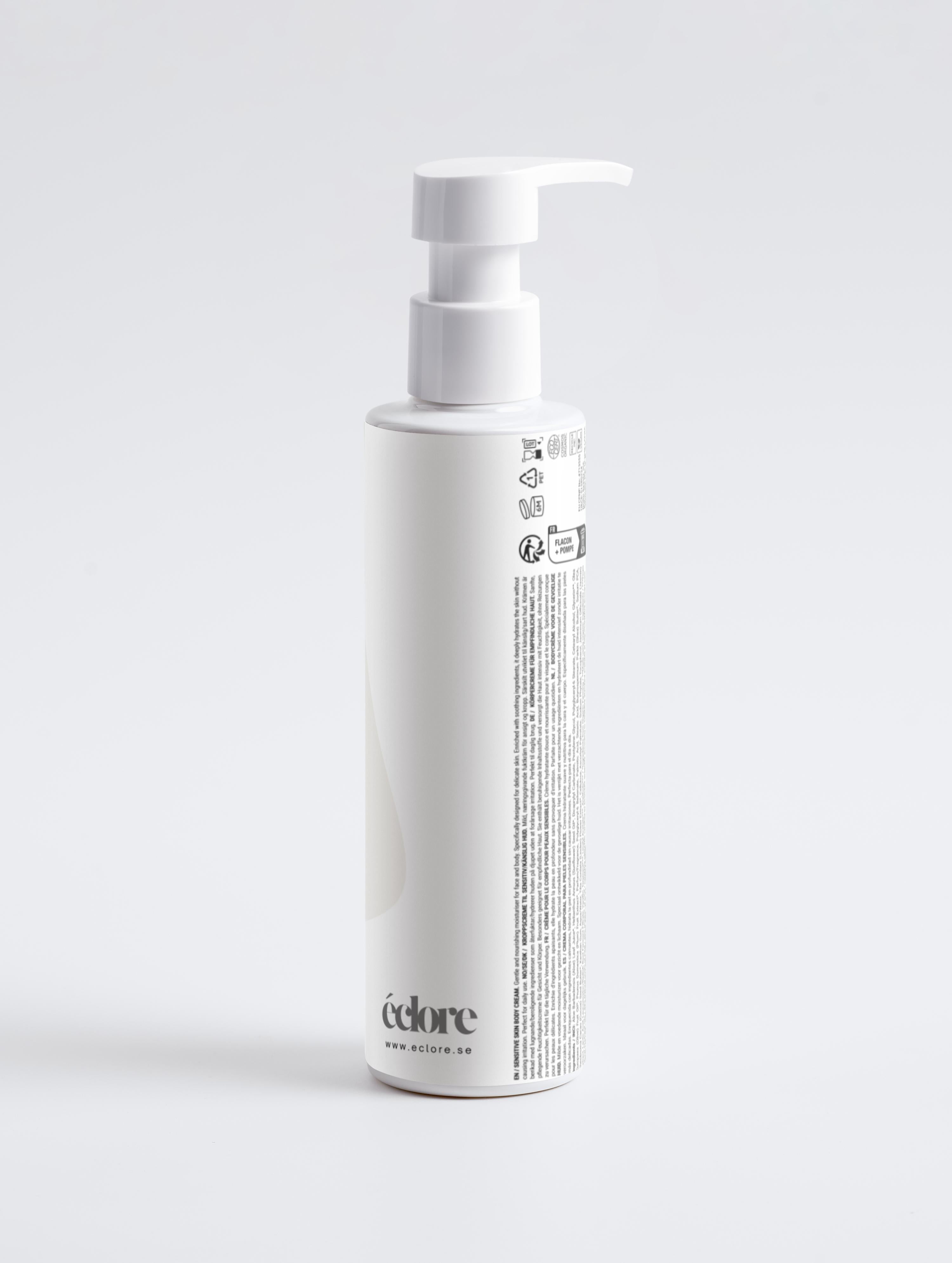 Kroppslotion Känslig och Torr Hud - Lugnande Bodylotion | éclore