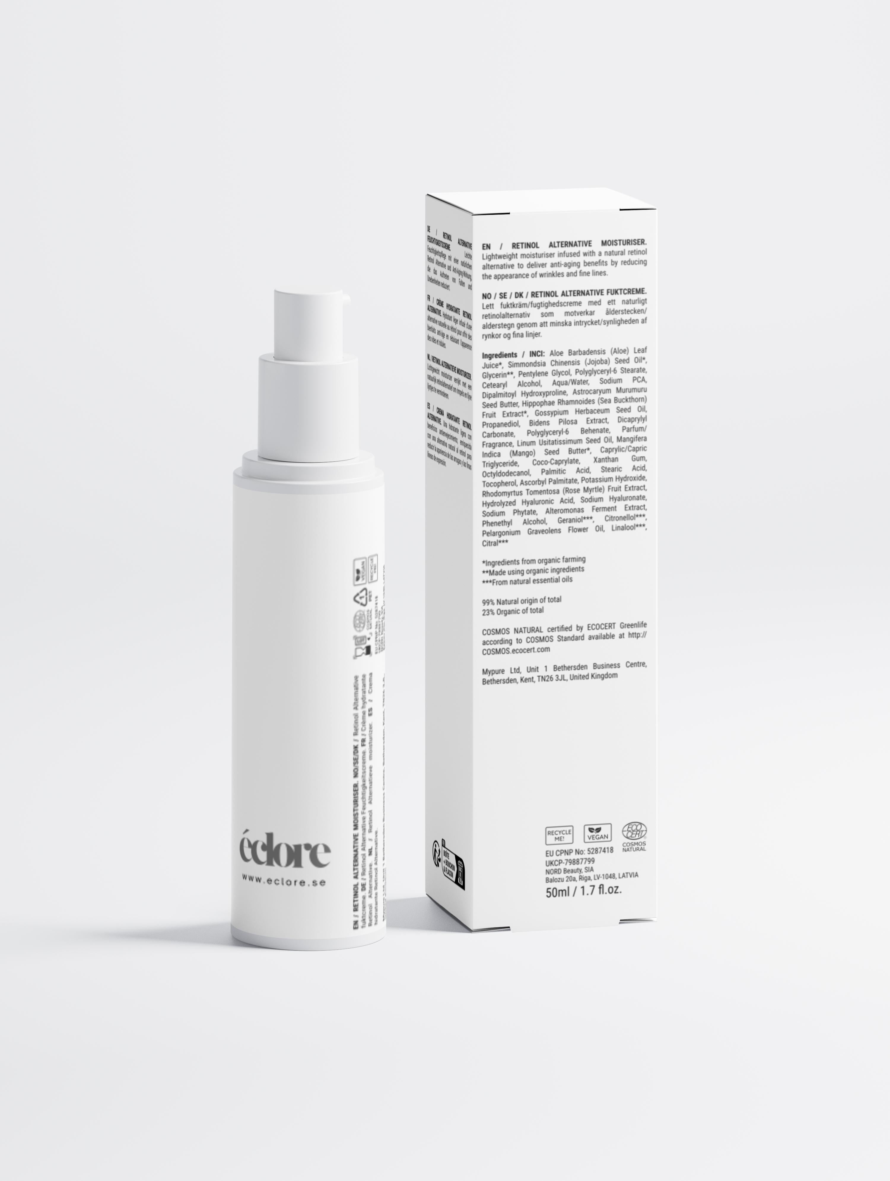 Ikääntymistä ehkäisevä päivävoide miehille, 50 ml