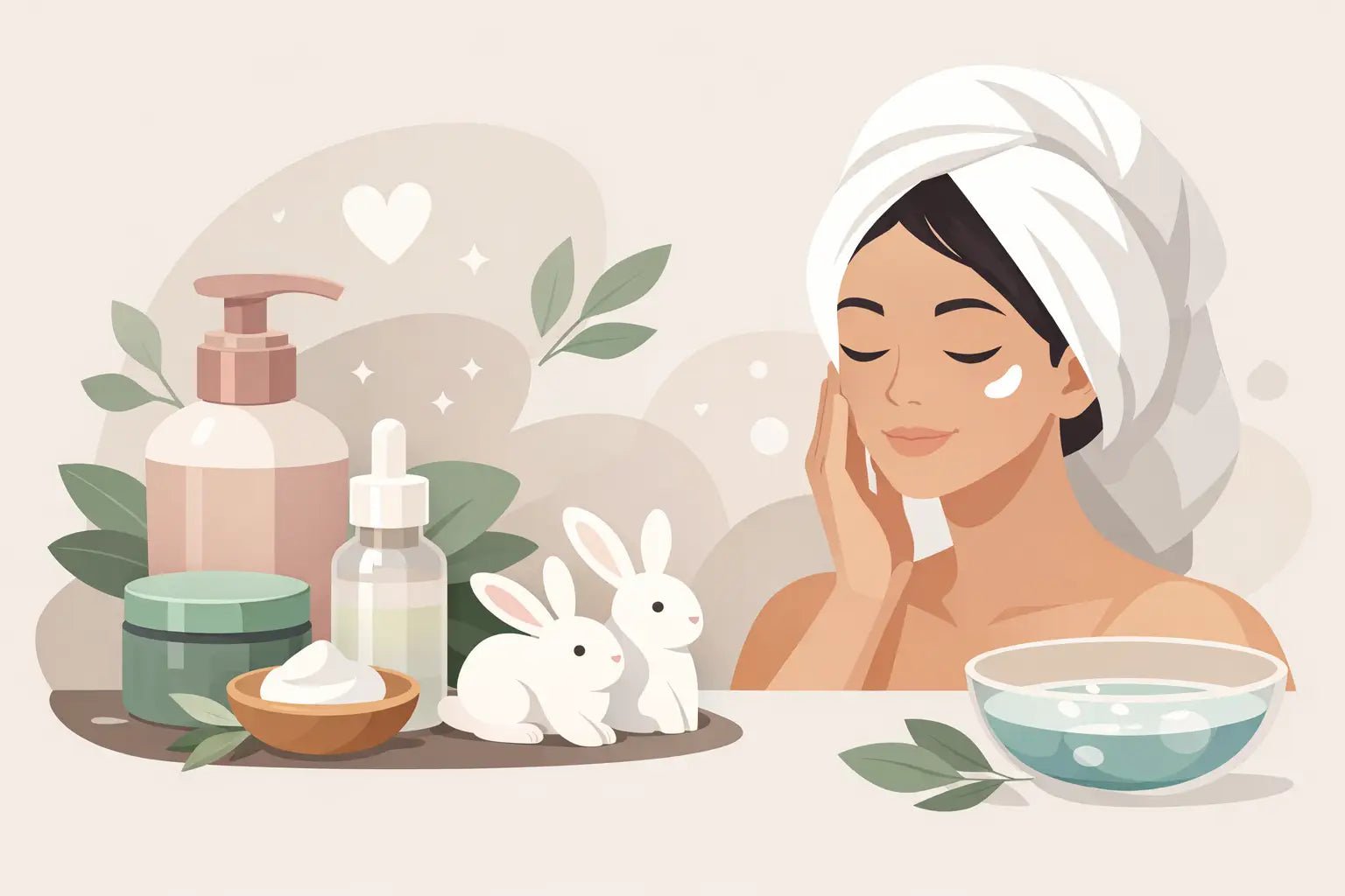 Cruelty free hudvård rutin som fungerar