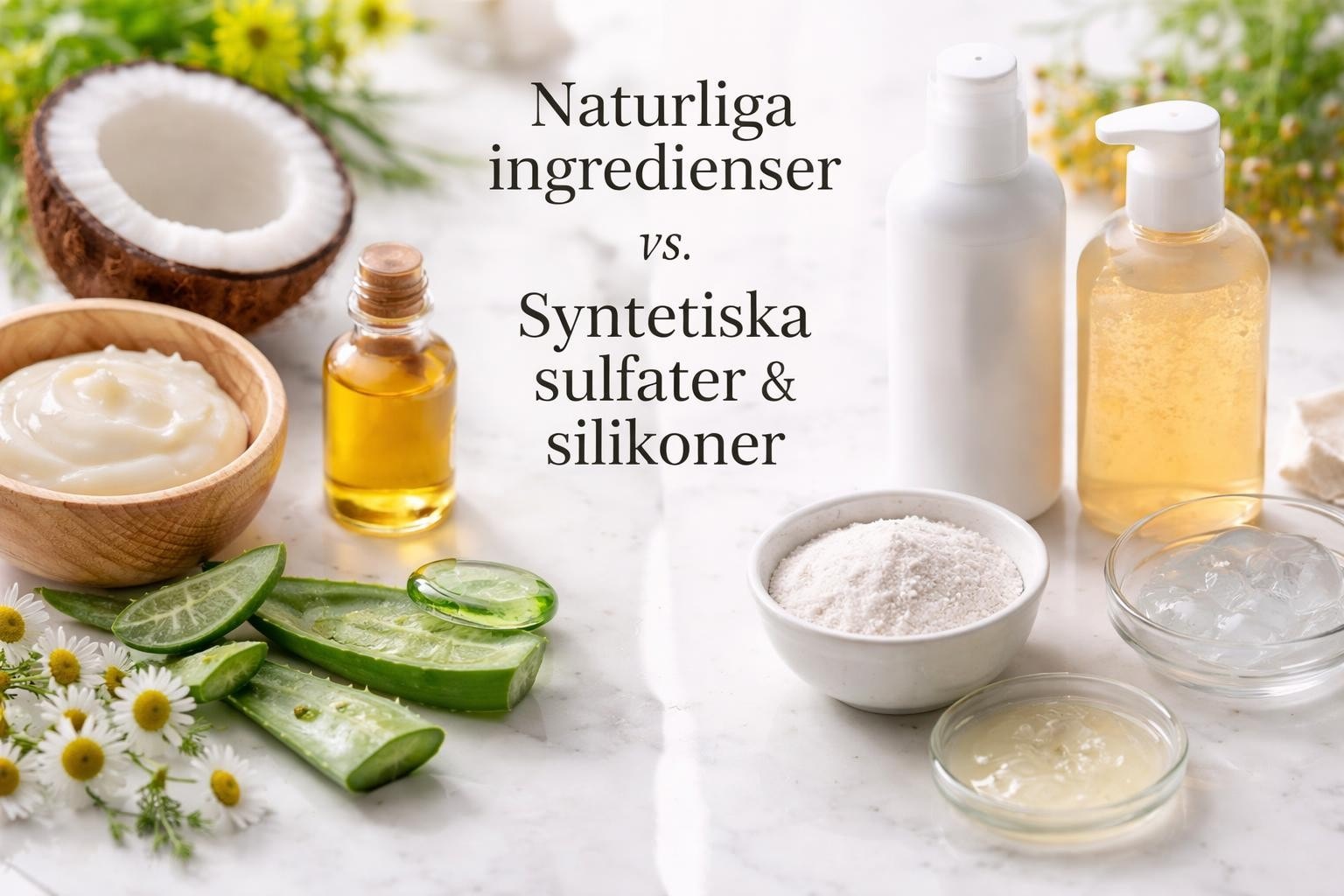 Schampo utan sulfater och silikoner - En guide för 2026