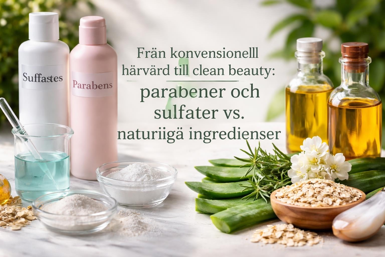 Schampo utan parabener och sulfater: En guide