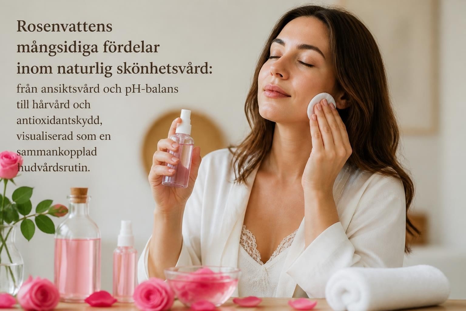 Rosenvatten: Naturlig skönhet för hud, hår och välmående