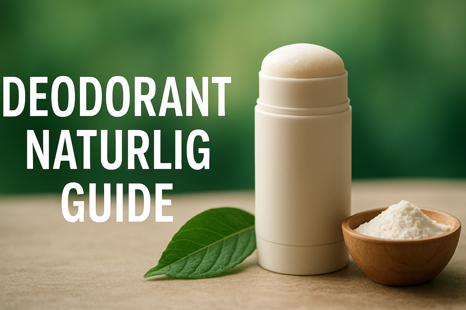 Deodorant Naturlig Guide: Hitta Din Perfekta 2026-Lösning