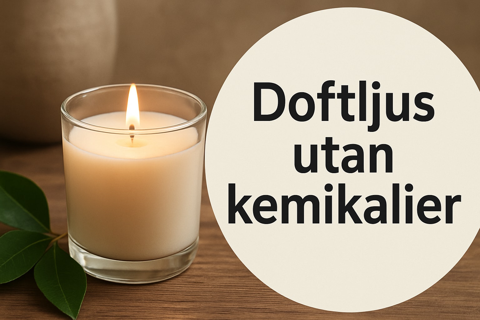 Guide till Doftljus utan Kemikalier: Din Vägledning 2026