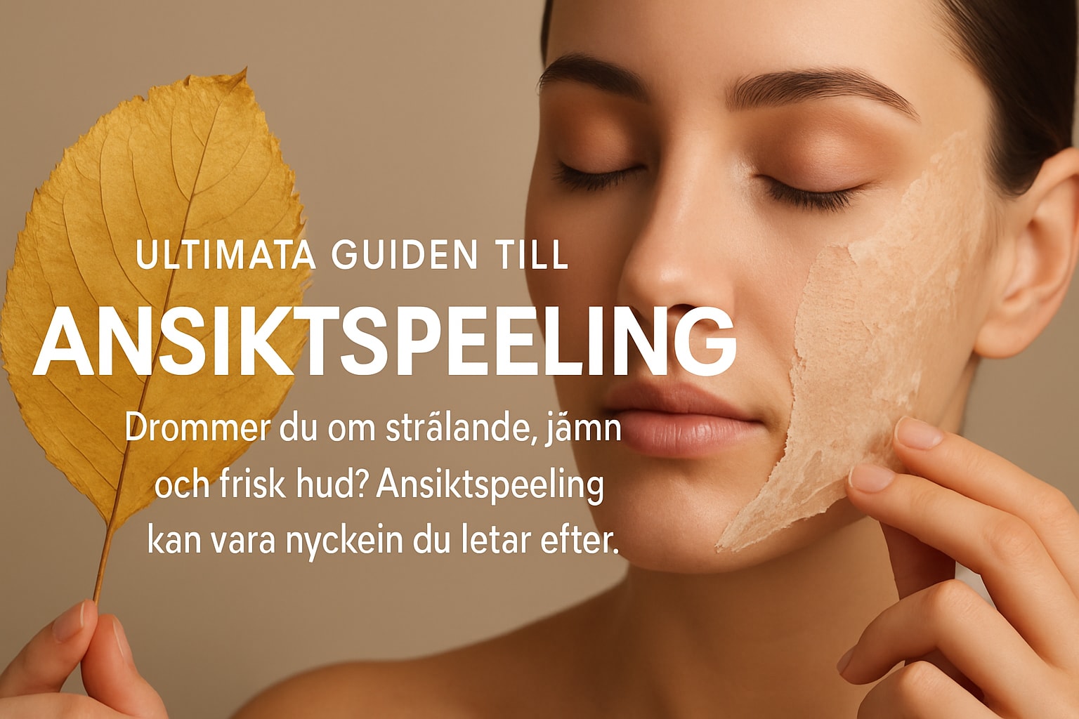 Ultimata Guiden Till Ansikts Peeling: Tips & Råd 2025