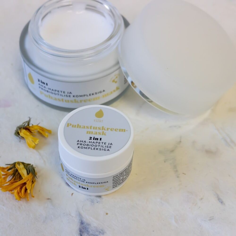 2-in-1 Cleansing Cream-Mask With 10% AHA Acids And a Probiotic Complex, 50ml