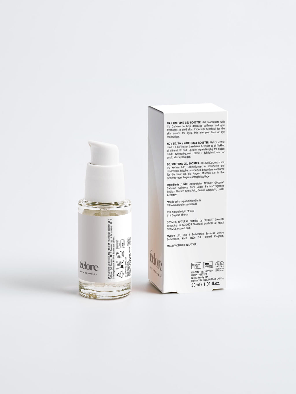 Caffeine Gel Booster, 30 ml