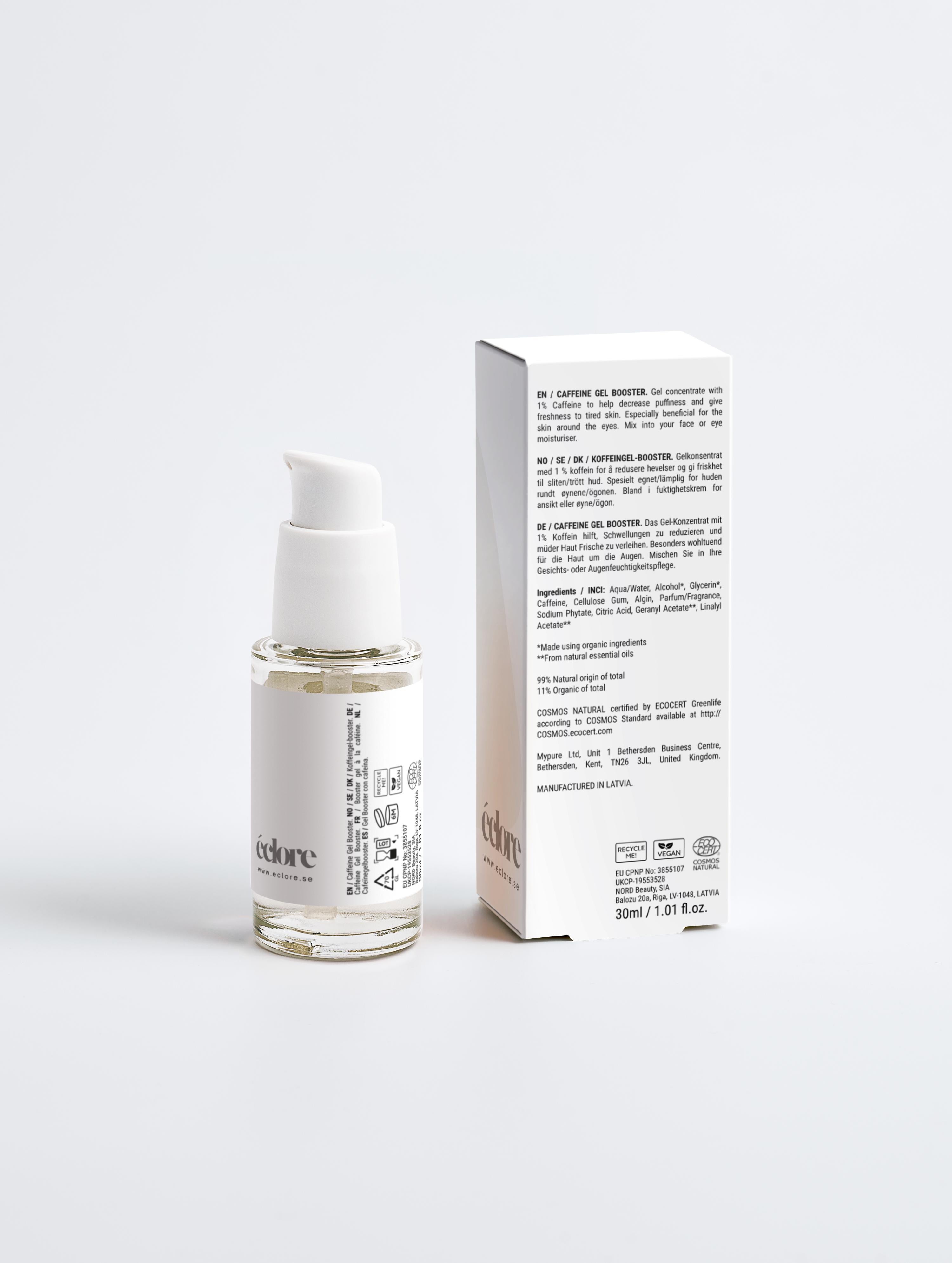 Caffeine Gel Booster, 30 ml