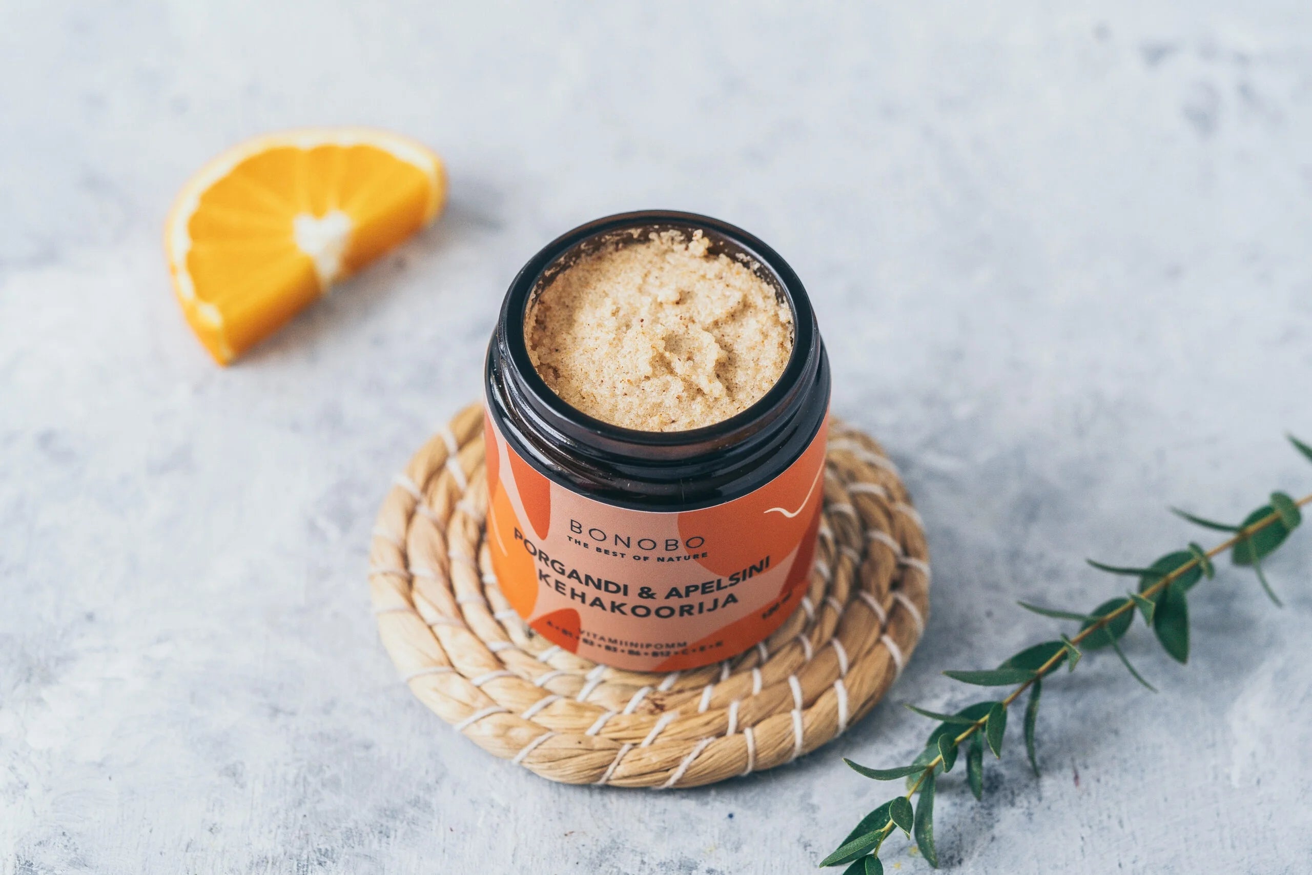 Body Scrub Apelsin & Morot – Naturlig exfoliering | éclore