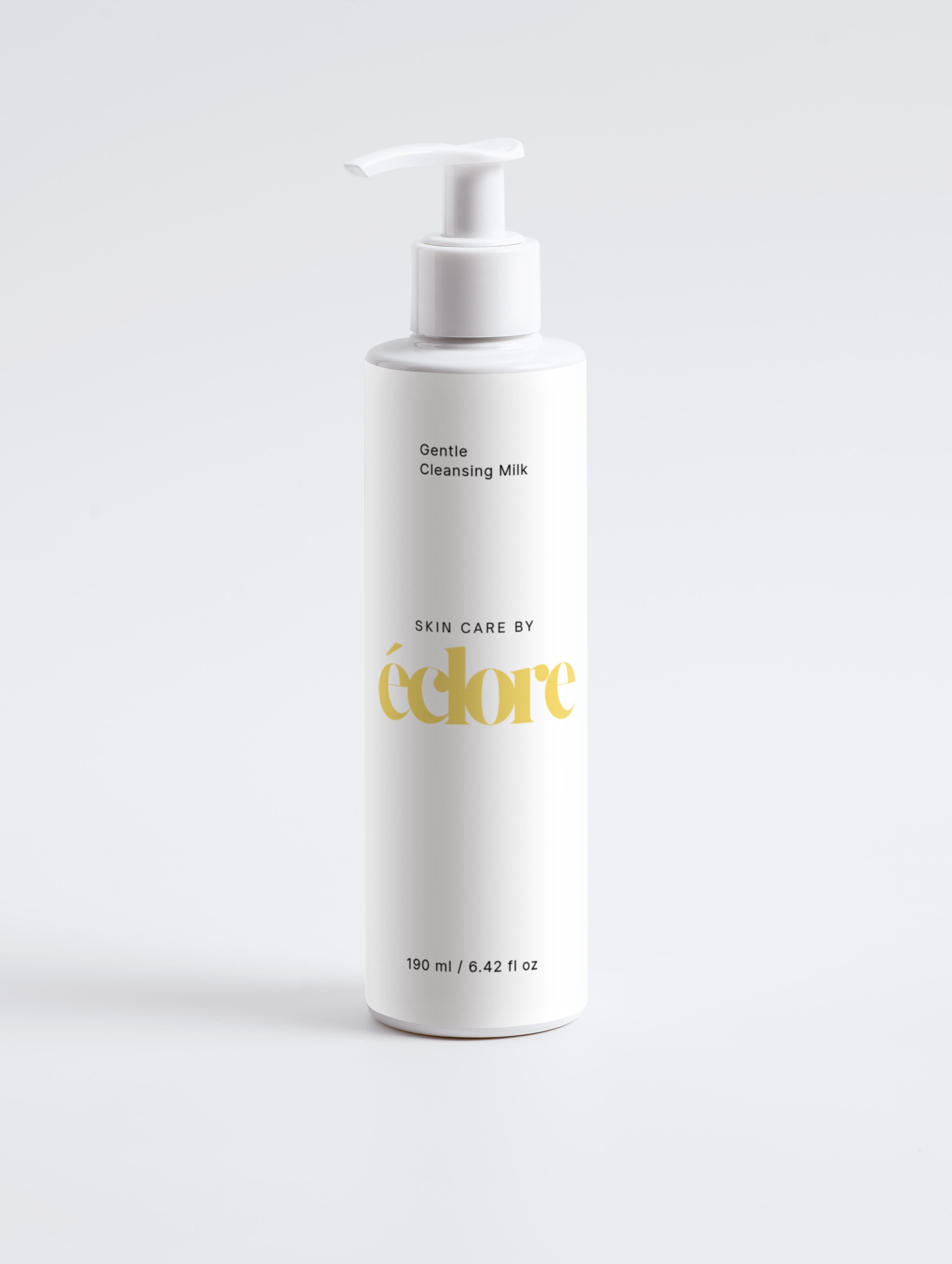 Gentle Cleansing Milk 190ml – Rengöringsmjölk för Torr & Mogen Hud | éclore