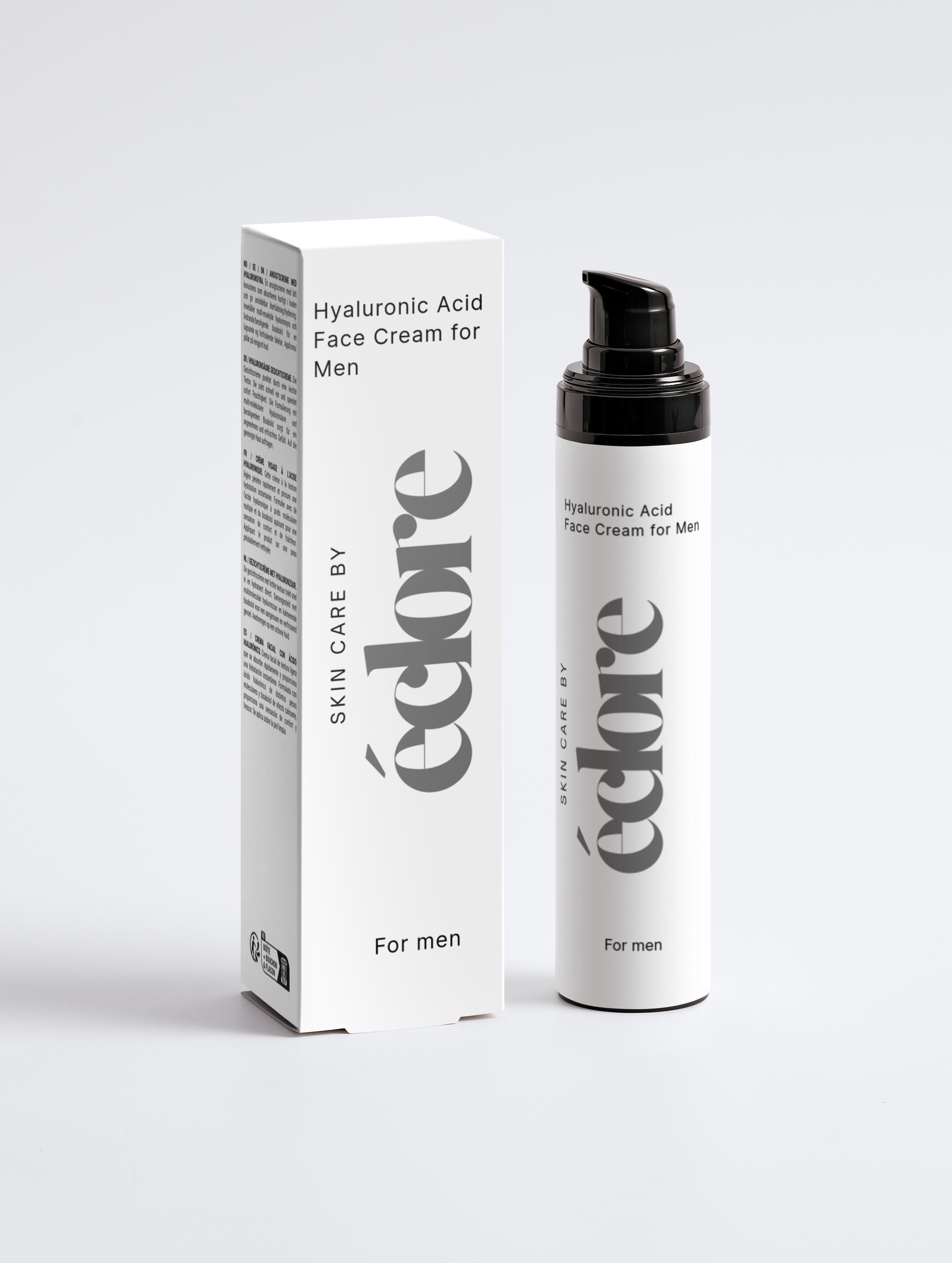 Hyaluronic Acid Face Cream for Men, 50 ml