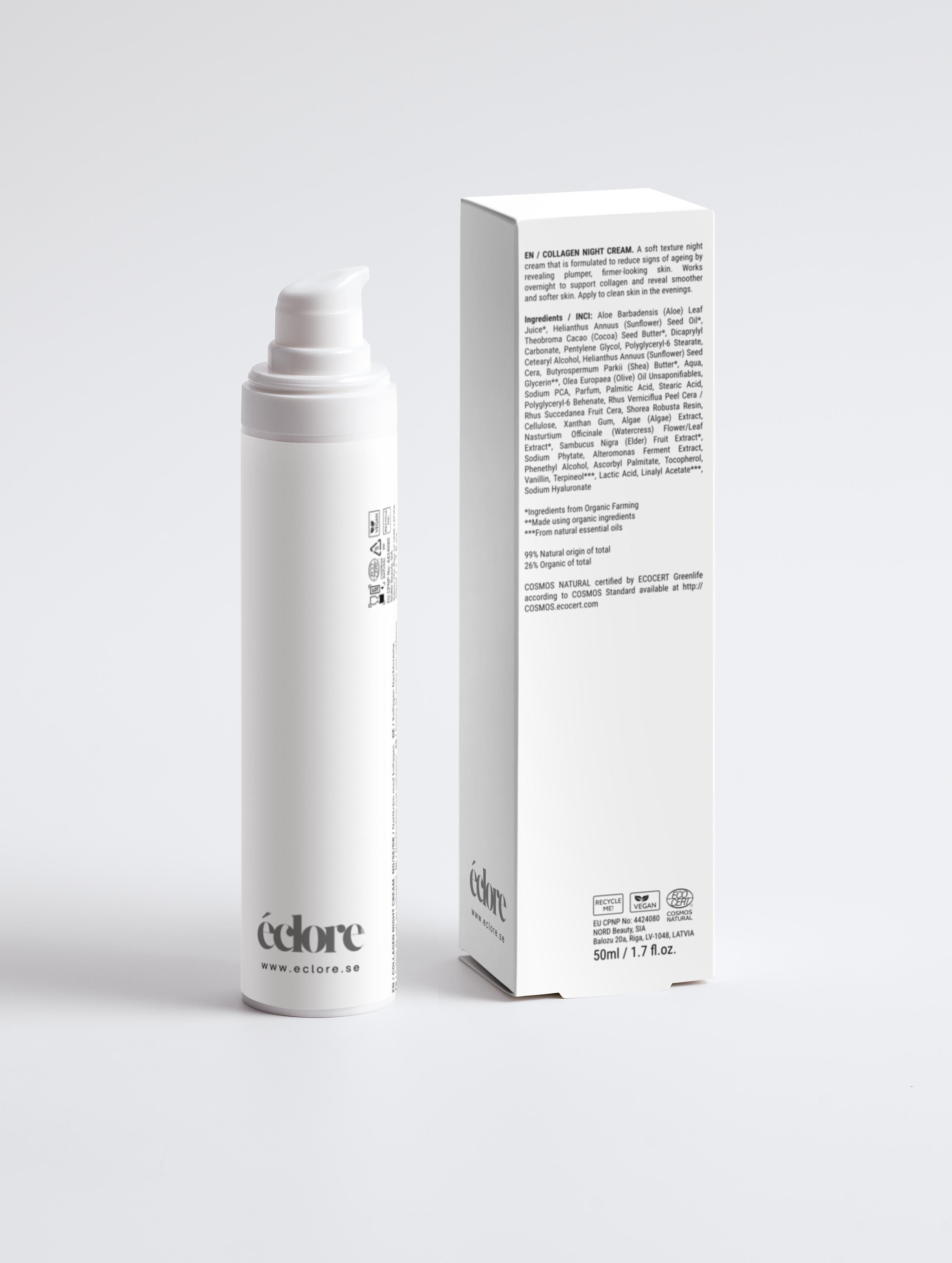 Collagen Anti-Age Night Cream for men, 50 ml