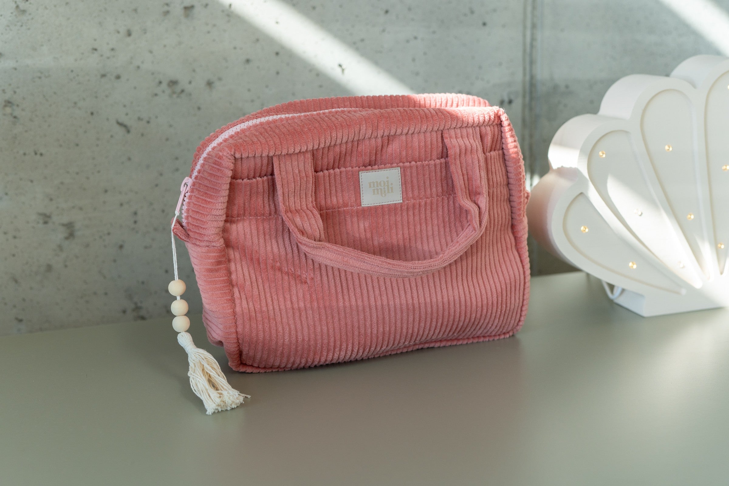 Large Make-Up Bag - Coral