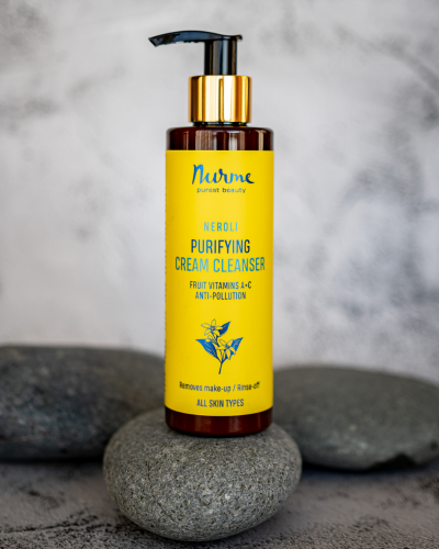 Nurme Neroli Purifying Cream Cleanser – rengöringskräm med A- och C-vitamin mot föroreningar, för alla hudtyper