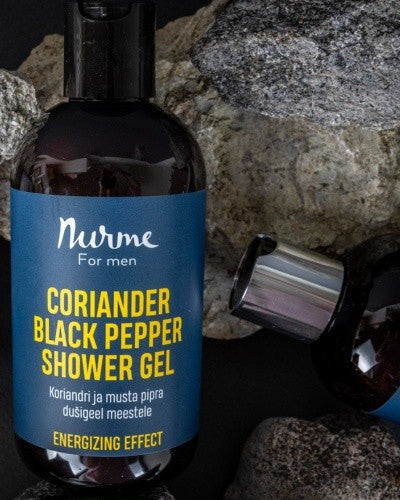 Nurme Shower Gel for Men with Coriander and Black Pepper, 250 ml, photo 2